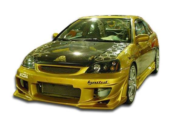 Honda Civic 2DR & 4DR Duraflex Bomber Front Bumper Cover - 1 Piece - 100249