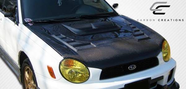 Subaru WRX Carbon Creations C-1 Hood - 1 Piece - 103124 thumbnail 2