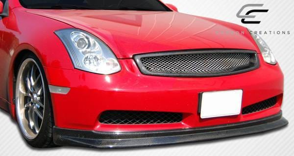 Infiniti G35 2DR Carbon Creations D-Spec Front Lip Under Spoiler Air Dam - 1 Piece - 105664 thumbnail 2