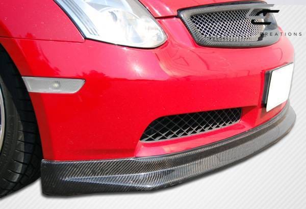 Infiniti G35 2DR Carbon Creations D-Spec Front Lip Under Spoiler Air Dam - 1 Piece - 105664 thumbnail 3