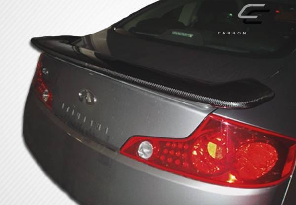 Infiniti G35 2DR Carbon Creations OEM Wing Trunk Lid Spoiler - 1 Piece - 102941 thumbnail 5