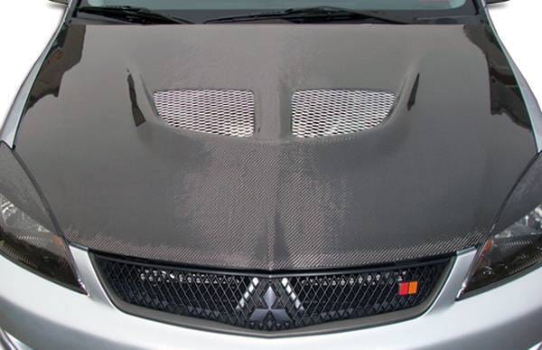 Mitsubishi Lancer Carbon Creations Evo Hood - 1 Piece - 104190