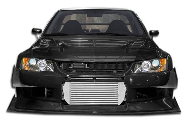 Mitsubishi Lancer Duraflex VT-X Wide Body Front Bumper Cover - 1 Piece - 107211