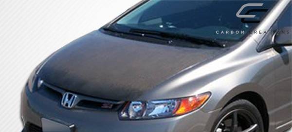 Honda Civic 4DR Carbon Creations OEM Hood - 1 Piece - 104107 thumbnail 5