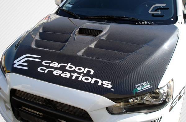 Mitsubishi Lancer Carbon Creations GT Concept Hood - 1 Piece - 104643 thumbnail 2