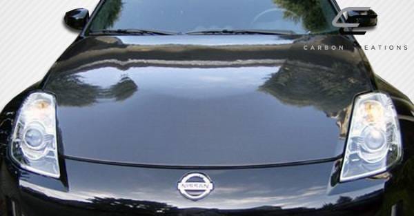 Nissan 350Z Carbon Creations OEM Style Hood - 1 Piece - 104775 thumbnail 2