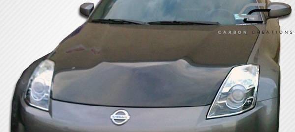 Nissan 350Z Carbon Creations OEM Style Hood - 1 Piece - 104775 thumbnail 3