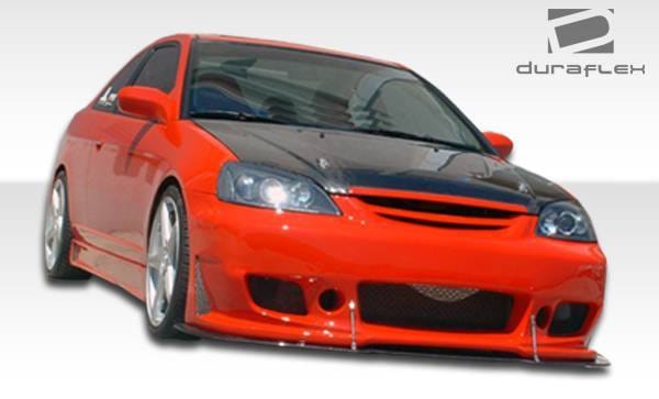 Honda Civic 2DR Duraflex B-2 Side Skirts Rocker Panels - 2 Piece - 100228 thumbnail 4
