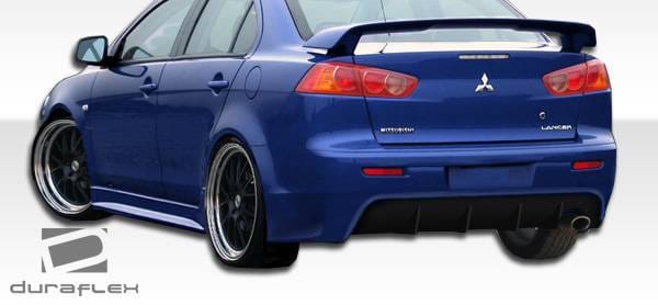 Mitsubishi Lancer Duraflex GT Concept Rear Bumper Cover - 1 Piece - 103944 thumbnail 2