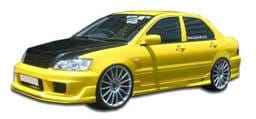 Mitsubishi Lancer Duraflex K-1 Side Skirts Rocker Panels - 2 Piece - 100368