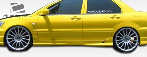 Mitsubishi Lancer Duraflex K-1 Side Skirts Rocker Panels - 2 Piece - 100368 thumbnail 2