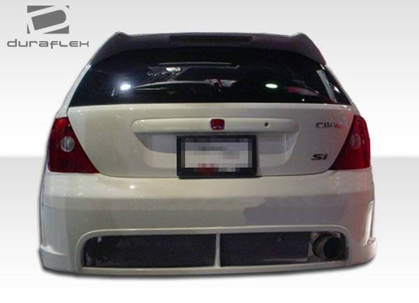 Honda Civic HB Duraflex JDM Buddy Rear Bumper Cover - 1 Piece - 100444 thumbnail 2