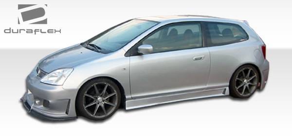 Honda Civic HB Duraflex B-2 Front Bumper Cover - 1 Piece - 100347 thumbnail 3