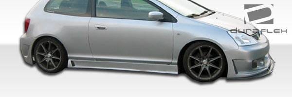 Honda Civic HB Duraflex B-2 Front Bumper Cover - 1 Piece - 100347 thumbnail 4