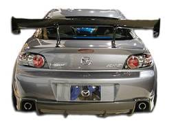 Mazda RX-8 Duraflex M-1 Speed Rear Lip Under Spoiler Air Dam - 1 Piece - 100583
