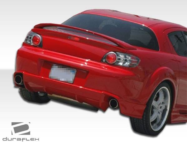 Mazda RX-8 Duraflex M-1 Speed Rear Lip Under Spoiler Air Dam - 1 Piece - 100583 thumbnail 5