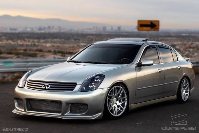 Infiniti G35 4DR Duraflex GT Competition Front Bumper Cover - 1 Piece - 100470 thumbnail 2