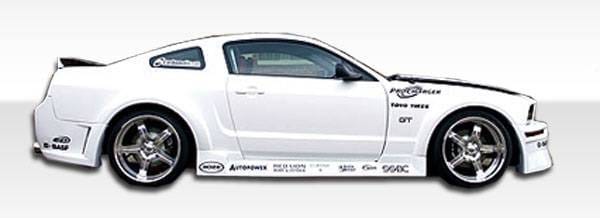 Ford Mustang Duraflex Hot Wheels Wide Body Side Skirts Rocker Panels - 2 Piece - 100656