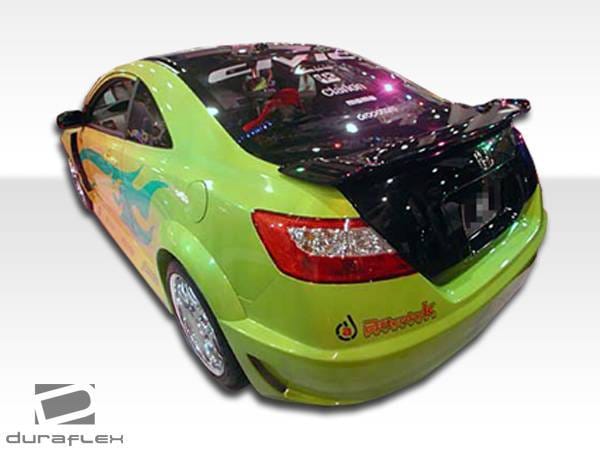 Honda Civic 2DR Duraflex Hot Wheels Wide Body Rear Fender Flares - 2 Piece - 100679 thumbnail 2