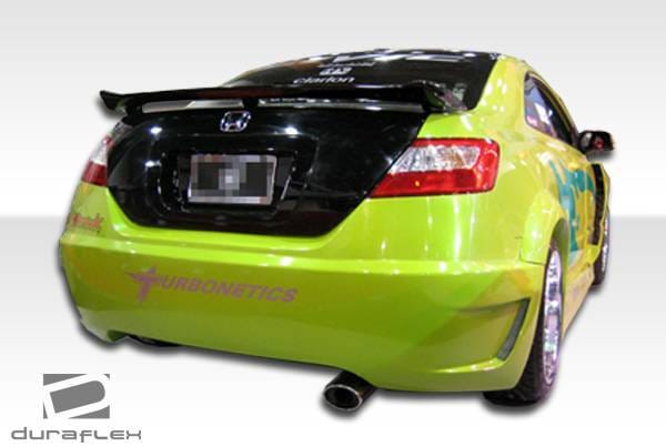Honda Civic 2DR Duraflex Hot Wheels Wide Body Rear Fender Flares - 2 Piece - 100679 thumbnail 3
