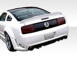 Ford Mustang Duraflex Hot Wheels Wide Body Rear Fender Flares - 2 Piece - 100655
