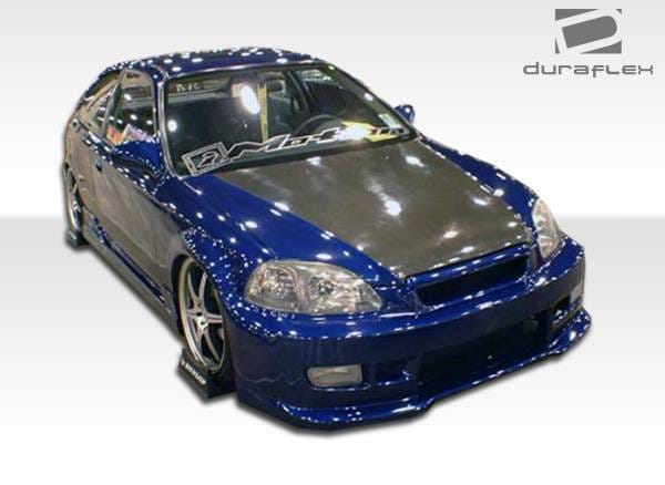 Honda Civic 2DR & 3DR Duraflex Buddy Side Skirts Rocker Panels - 2 Piece - 101738 thumbnail 5