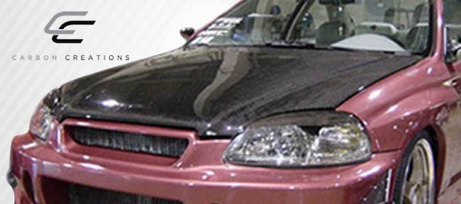 Honda Civic Carbon Creations OEM Hood - 1 Piece - 101709 thumbnail 5