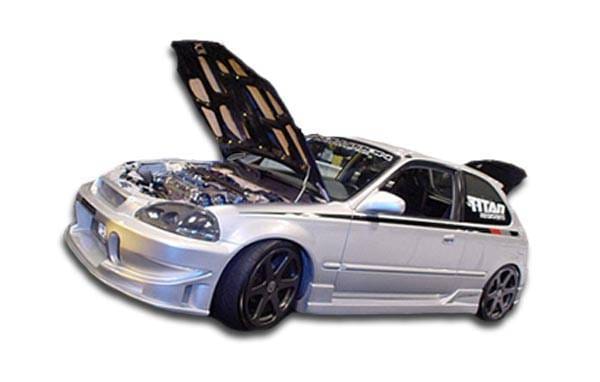 Honda Civic 2DR & 3DR Duraflex Buddy Side Skirts Rocker Panels - 2 Piece - 101738