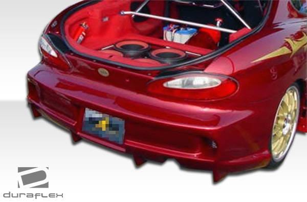 Hyundai Tiburon Duraflex Vader 2 Rear Bumper Cover - 1 Piece - 101860 thumbnail 3