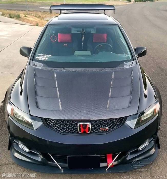 Honda Civic 2DR Carbon Creations Hot Wheels Hood - 1 Piece - 103131 thumbnail 3
