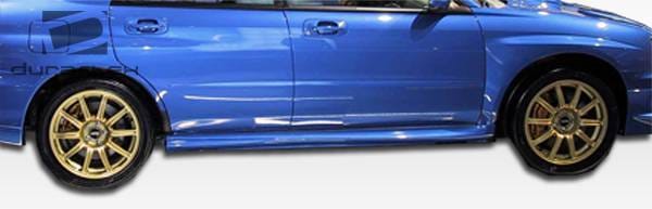 Subaru WRX Duraflex STI Look Side Skirts Rocker Panels - 2 Piece - 103187 thumbnail 2