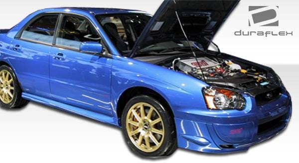 Subaru WRX Duraflex STI Look Side Skirts Rocker Panels - 2 Piece - 103187 thumbnail 3