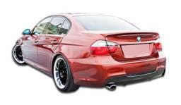 BMW 3 Series 4DR Duraflex M-Tech Rear Bumper Cover - Single Exhaust - 1 Piece - 103580