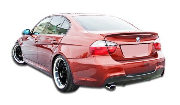 BMW 3 Series 4DR Duraflex M-Tech Rear Bumper Cover - Single Exhaust - 1 Piece - 103580
