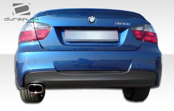 BMW 3 Series 4DR Duraflex M-Tech Rear Bumper Cover - Single Exhaust - 1 Piece - 103580 thumbnail 2