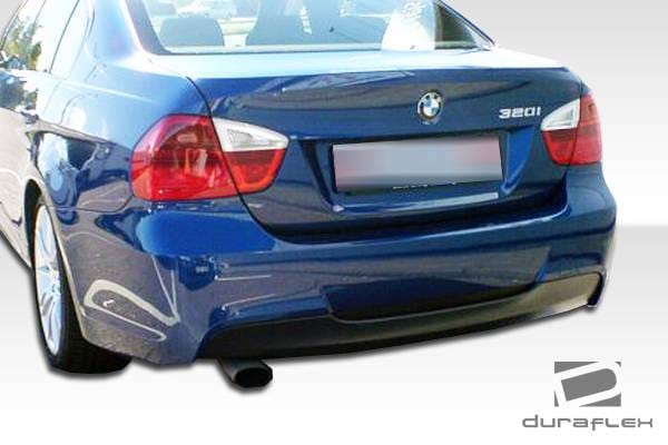 BMW 3 Series 4DR Duraflex M-Tech Rear Bumper Cover - Single Exhaust - 1 Piece - 103580 thumbnail 3