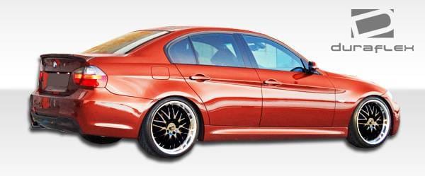 BMW 3 Series 4DR Duraflex M-Tech Rear Bumper Cover - Single Exhaust - 1 Piece - 103580 thumbnail 4
