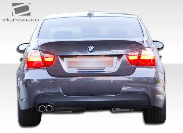 BMW 3 Series 4DR Duraflex M-Tech Rear Bumper Cover - Single Exhaust - 1 Piece - 103580 thumbnail 5