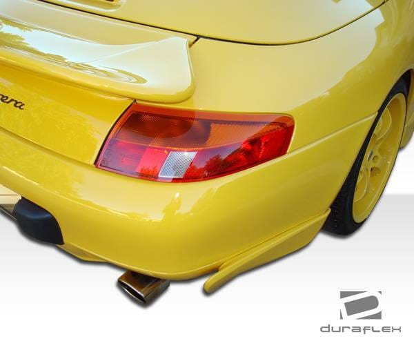 Porsche 911 Duraflex GT-3 Look Rear Add On Bumper Extensions - 2 Piece - 103750 thumbnail 2