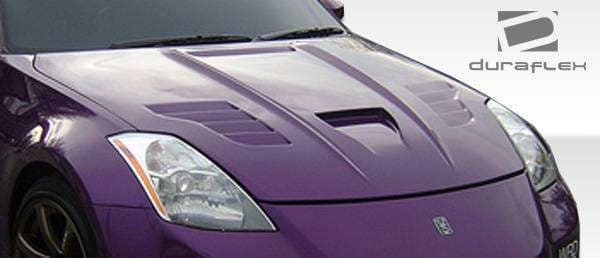 Nissan 350Z Duraflex Vader Hood - 1 Piece - 104860 thumbnail 2