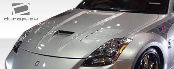 Nissan 350Z Duraflex Vader Hood - 1 Piece - 104860 thumbnail 3