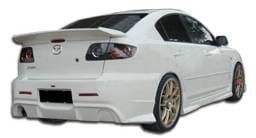 Mazda 3 4DR Duraflex I-Spec Rear Bumper Cover - 1 Piece - 104480