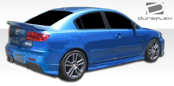Mazda 3 4DR Duraflex I-Spec Rear Bumper Cover - 1 Piece - 104480 thumbnail 2