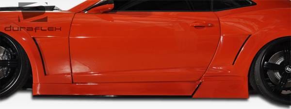 Chevrolet Camaro Duraflex Hot Wheels Wide Body Side Skirts Rocker Panels - 2 Piece - 105815 thumbnail 2