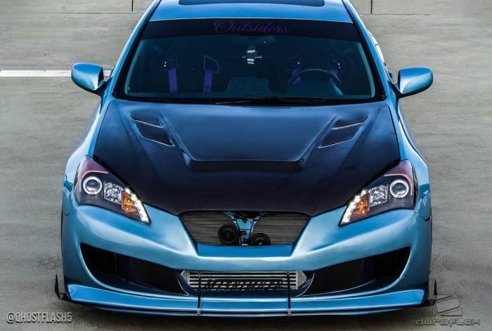 Hyundai Genesis Duraflex Hot Wheels Front Bumper Cover - 1 Piece - 105828 thumbnail 2