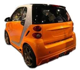 Smart ForTwo Duraflex FX Rear Lip Under Spoiler Air Dam - 1 Piece - 105669