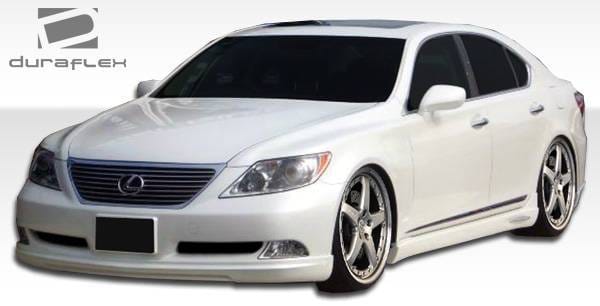 Lexus LS Duraflex W-1 Front Lip Under Spoiler Air Dam - 1 Piece - 105671 thumbnail 5