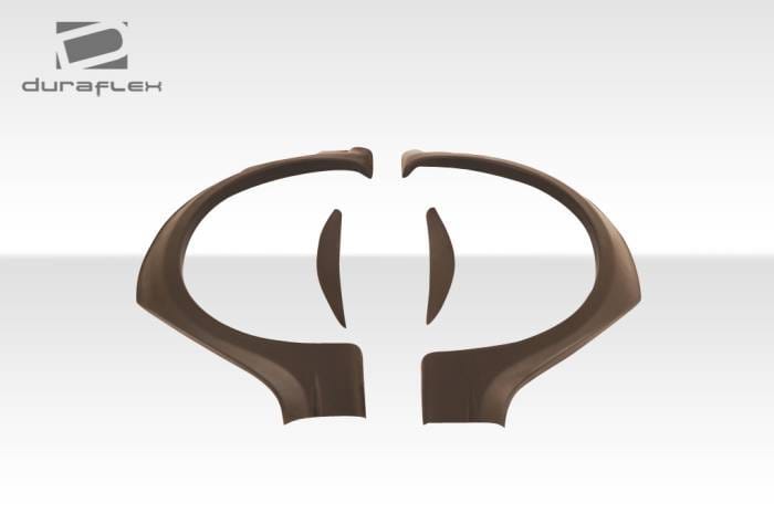 BMW 3 Series 4DR Duraflex I-Design Wide Body Rear Fender Flares - 2 Piece - 106515 thumbnail 9