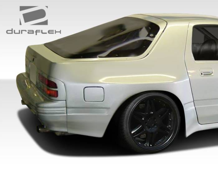 Mazda RX-7 Duraflex MTP Wide Body Rear Fender Flares - 2 Piece - 106594 thumbnail 2