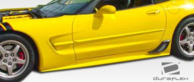 Chevrolet Corvette Duraflex AC Edition Side Skirts Rocker Panels - 2 Piece - 107483 thumbnail 3